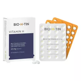 BIO-H-TIN Βιταμίνη H 2,5 mg για 12 εβδομάδες δισκία, 84 τεμ