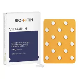 BIO-H-TIN Βιταμίνη H 5 mg για 1 μήνα δισκία, 15 τεμ