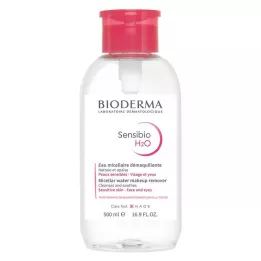 BIODERMA Αντλία διαλύματος καθαρισμού Sensibio H2O, 500 ml