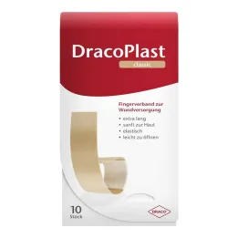 Dracoplast Fingerstrips 2x12cm ελαστικό, 10 τεμ