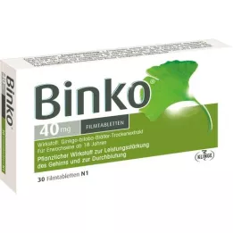 BINKO 40 mg επικαλυμμένα με λεπτό υμένιο δισκία, 30 τεμ