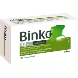 BINKO 40 mg επικαλυμμένα με λεπτό υμένιο δισκία, 120 τεμ