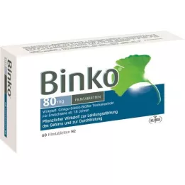 BINKO 80 mg επικαλυμμένα με λεπτό υμένιο δισκία, 60 τεμ