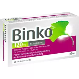 BINKO 120 mg επικαλυμμένα με λεπτό υμένιο δισκία, 60 τεμ
