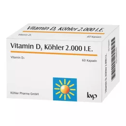 VITAMIN D3 KÖHLER 2.000 IU κάψουλες, 60 τεμ