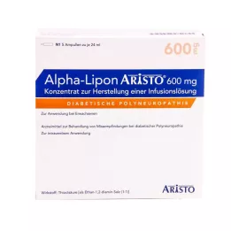 ALPHA LIPON Aristo 600 mg πυκνό διάλυμα για έγχυση, 5x24 ml