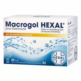 MACROGOL HEXAL συν ηλεκτρολύτες Plv.z.H.e.L.z.E., 30 τεμ