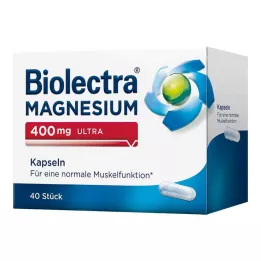 BIOLECTRA Magnesium 400 mg ultra capsules, 40 τμχ