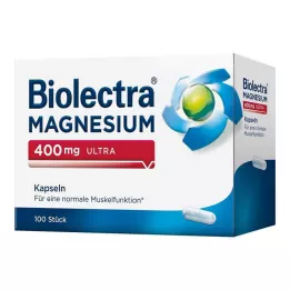BIOLECTRA Magnesium 400 mg ultra capsules, 100 τμχ