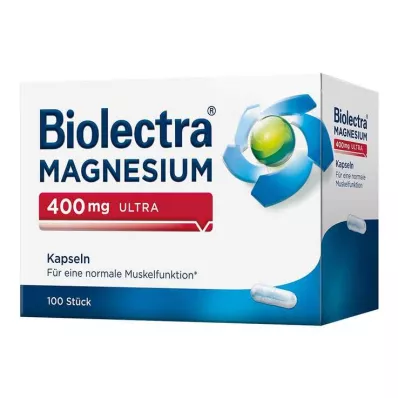 BIOLECTRA Magnesium 400 mg ultra capsules, 100 τμχ