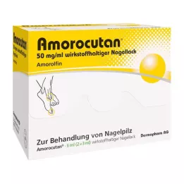AMOROCUTAN 50 mg/ml φαρμακευτικό βερνίκι νυχιών, 6 ml