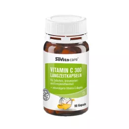 SOVITA CARE Βιταμίνη C 300 κάψουλες μακράς διάρκειας, 90 τεμ