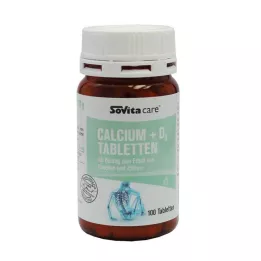 SOVITA CARE Δισκία Calcium+D3, 100 τεμ