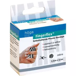 FINGERFLEX 2,5 cmx4,5 m Zebra χωρίς λάτεξ, 1 τεμ