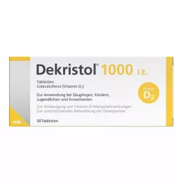 DEKRISTOL 1.000 IU δισκία, 50 τεμ
