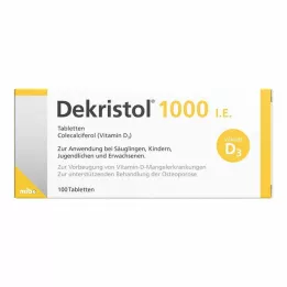 DEKRISTOL 1.000 IU δισκία, 100 τεμ