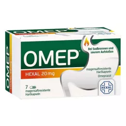 OMEP HEXAL 20 mg γαστροανθεκτικές σκληρές κάψουλες, 7 τεμ