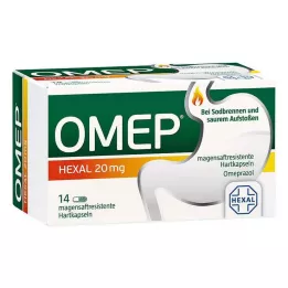OMEP HEXAL 20 mg γαστροανθεκτικές σκληρές κάψουλες, 14 τεμ