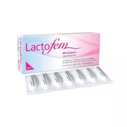 LACTOFEM Κολπικά υπόθετα γαλακτικού οξέος, 14 τεμ