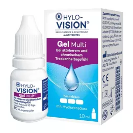 HYLO-VISION Ζελέ πολλαπλές οφθαλμικές σταγόνες, 10 ml