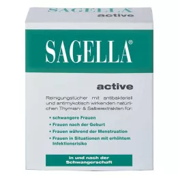 SAGELLA ενεργά μαντηλάκια καθαρισμού, 10 τεμ