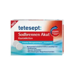TETESEPT Οξείες μασώμενες ταμπλέτες καούρας, 20 τεμ