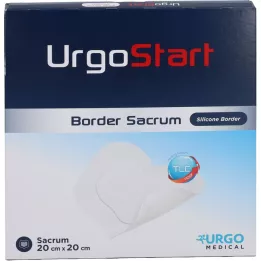 URGOSTART Border Sacrum 20x20 cm αφρός επίδεσμος πληγών, 5 τμχ