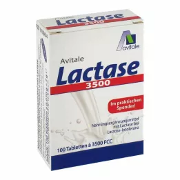 LACTASE 3.500 FCC ταμπλέτες σε δοσομετρητή κλικ, 100 τεμ