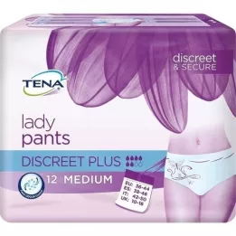 TENA LADY Παντελόνι Discreet Plus M, 12 τεμ