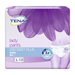 TENA LADY Παντελόνι Discreet Plus L, 10 τεμ