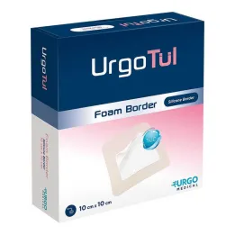 Urgotül Foam Border 10x10 cm Επίδεσμος, 20 τεμ