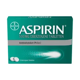 ASPIRIN 500 mg επικαλυμμένα δισκία, 8 τεμ