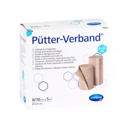 PÜTTER Επίδεσμος 8/10 cmx5 m, 2 τεμ