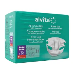 Παντελόνι ακράτειας Alvita All-in-One maxi med.night, 20 τμχ