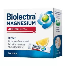 BIOLECTRA Magnesium 400 mg ultra Direct Lemon, 20 τεμ