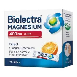 BIOLECTRA Magnesium 400 mg ultra Direct Orange, 20 τεμ