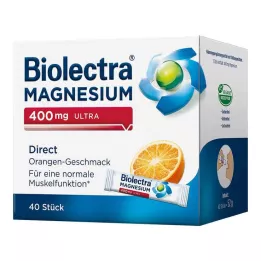 BIOLECTRA Magnesium 400 mg ultra Direct Orange, 40 τεμ