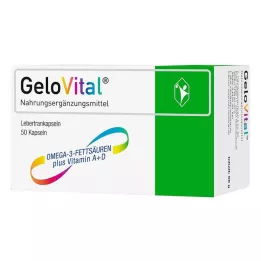 GELOVITAL Συμπλήρωμα διατροφής καπάκια μουρουνέλαιου, 50 τεμ