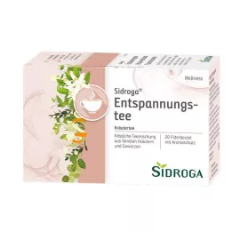 SIDROGA Σακουλάκια φίλτρου τσαγιού Wellness Relaxation, 20Χ1,75 γρ