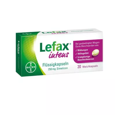 LEFAX intens υγρές κάψουλες 250 mg σιμεθικόνης, 20 τεμ LEFAX intens υγρές κάψουλες 250 mg σιμεθικόνης, 20 τεμ