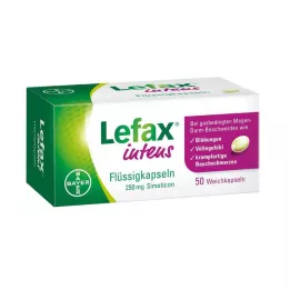 LEFAX intens υγρές κάψουλες 250 mg σιμεθικόνης, 50 τεμ