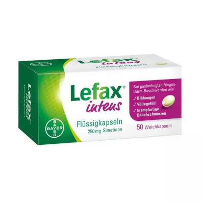 LEFAX intens υγρές κάψουλες 250 mg σιμεθικόνης, 50 τεμ LEFAX intens υγρές κάψουλες 250 mg σιμεθικόνης, 50 τεμ