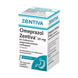 OMEPRAZOL Zentiva 20 mg για καούρες, 14 τεμ