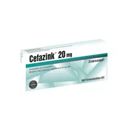 CEFAZINK 20 mg επικαλυμμένα με λεπτό υμένιο δισκία, 60 τεμ