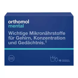ORTHOMOL νοητικά κοκκία/κάψουλες 15 ημερών συνδυαστική συσκευασία, 1 συσκευασία
