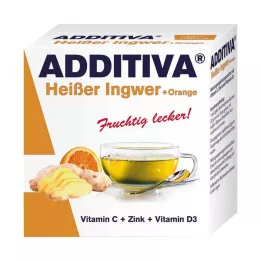 ADDITIVA ζεστό τζίντζερ+πορτοκάλι σε σκόνη, 120 γρ