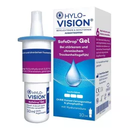 HYLO-VISION Οφθαλμικές σταγόνες SafeDrop Gel, 10 ml