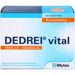 DEDREI συσκευασία περιποίησης δισκίων vital, 180 τεμ