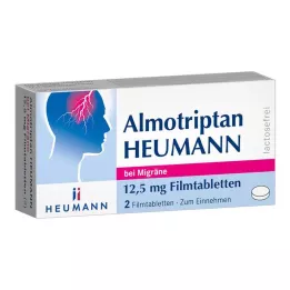 ALMOTRIPTAN Heumann for Migraine 12,5 mg επικαλυμμένα με λεπτό υμένιο δισκία, 2 τεμ