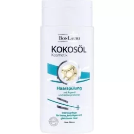 BONLAURI Μαλακτικό μαλλιών με λάδι καρύδας με λάδι αργκάν + πρωτ. μετάξι, 200 ml